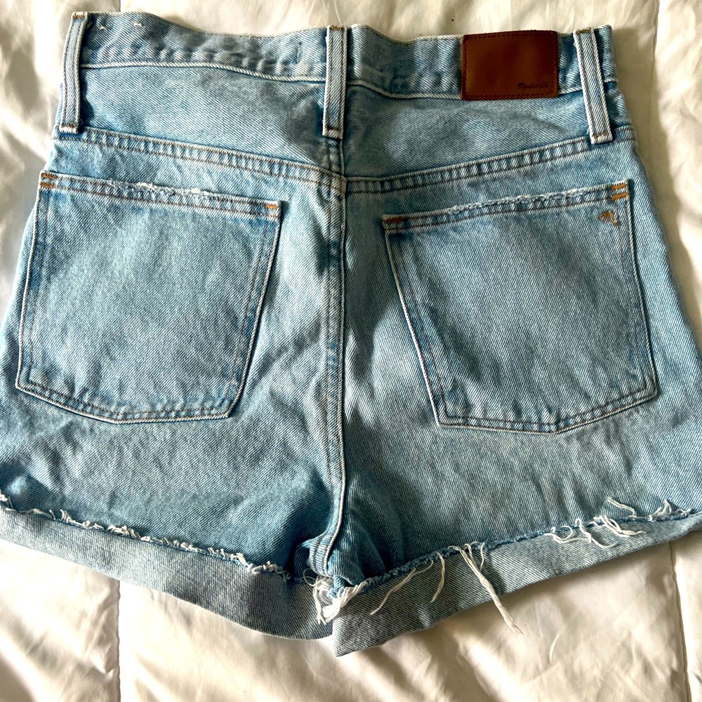 Madewell cutoffs high rise